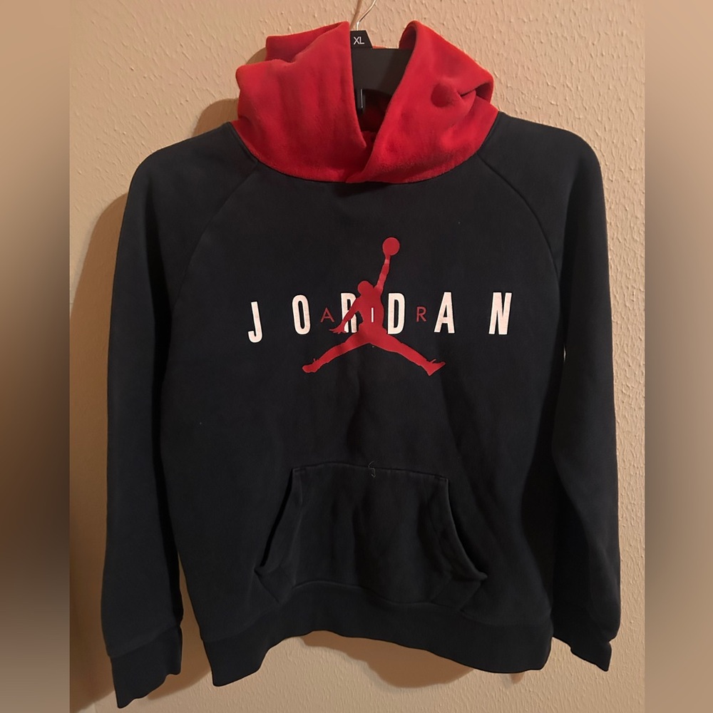 Jordan Red and Black Pullover